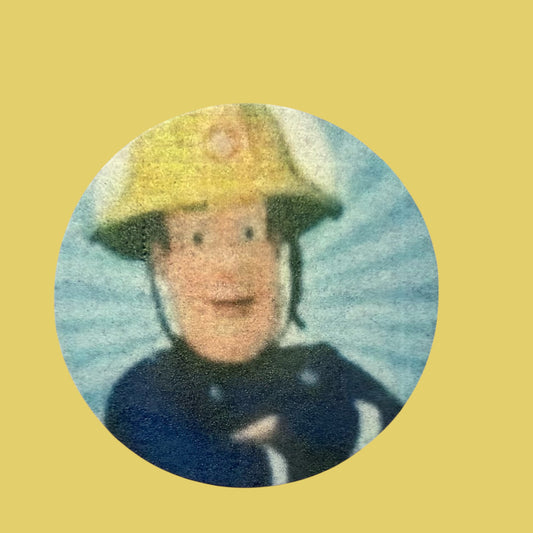 Fireman Sam Wafer Paper Cupcake Toppers – Edible Birthday Party Decorations