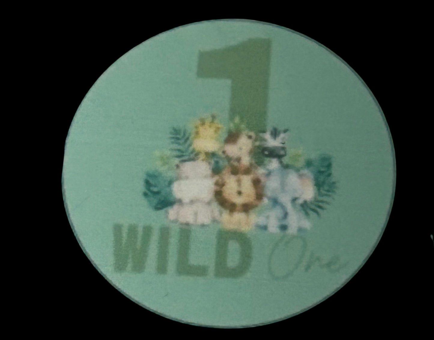 Wild One Birthday Cupcake Toppers – Safari Jungle Theme Party Decorations – 20 Pieces