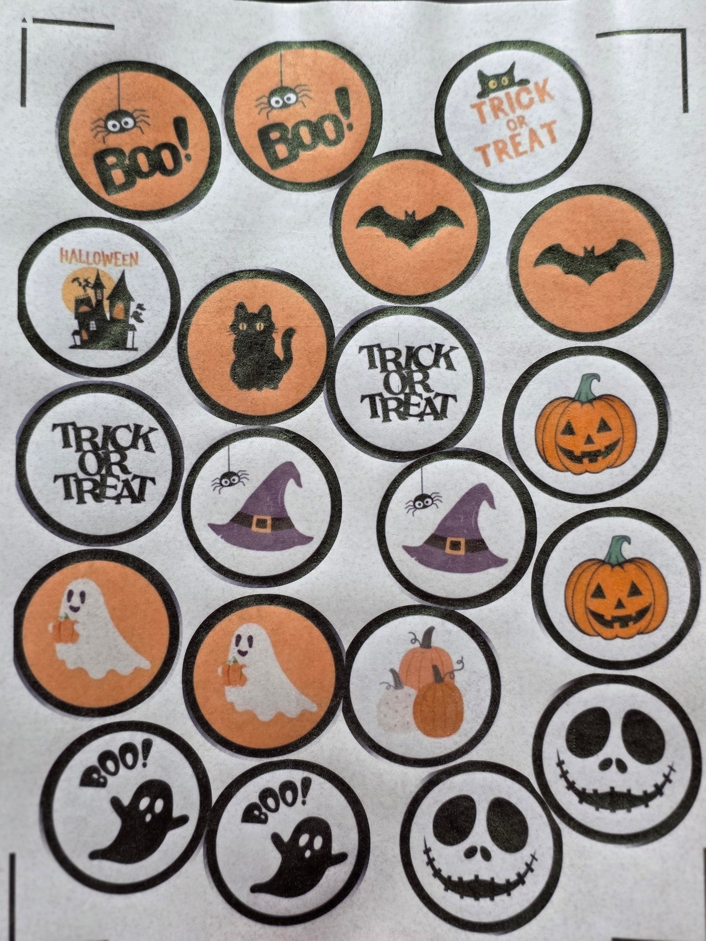 Halloween - Edible Decorations for Cupcakes| Spooky Party Cupcake Decor