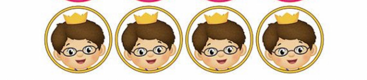 DANIEL TIGER            Edible Cupcake Toppers – 1.75” Round Wafer Paper – Kids Birthday Party Decorations