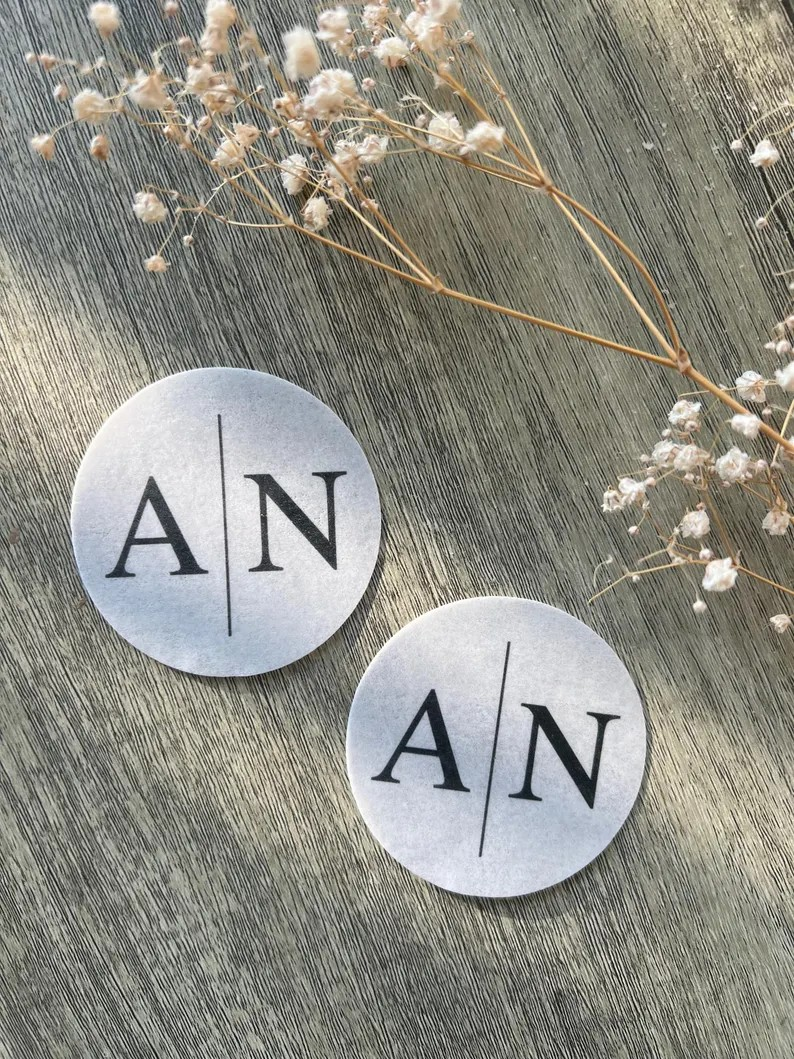 Custom Drink toppers for Weddings, Engagement, Bachelorette Parties, Baby shower