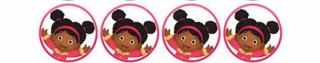 DANIEL TIGER            Edible Cupcake Toppers – 1.75” Round Wafer Paper – Kids Birthday Party Decorations