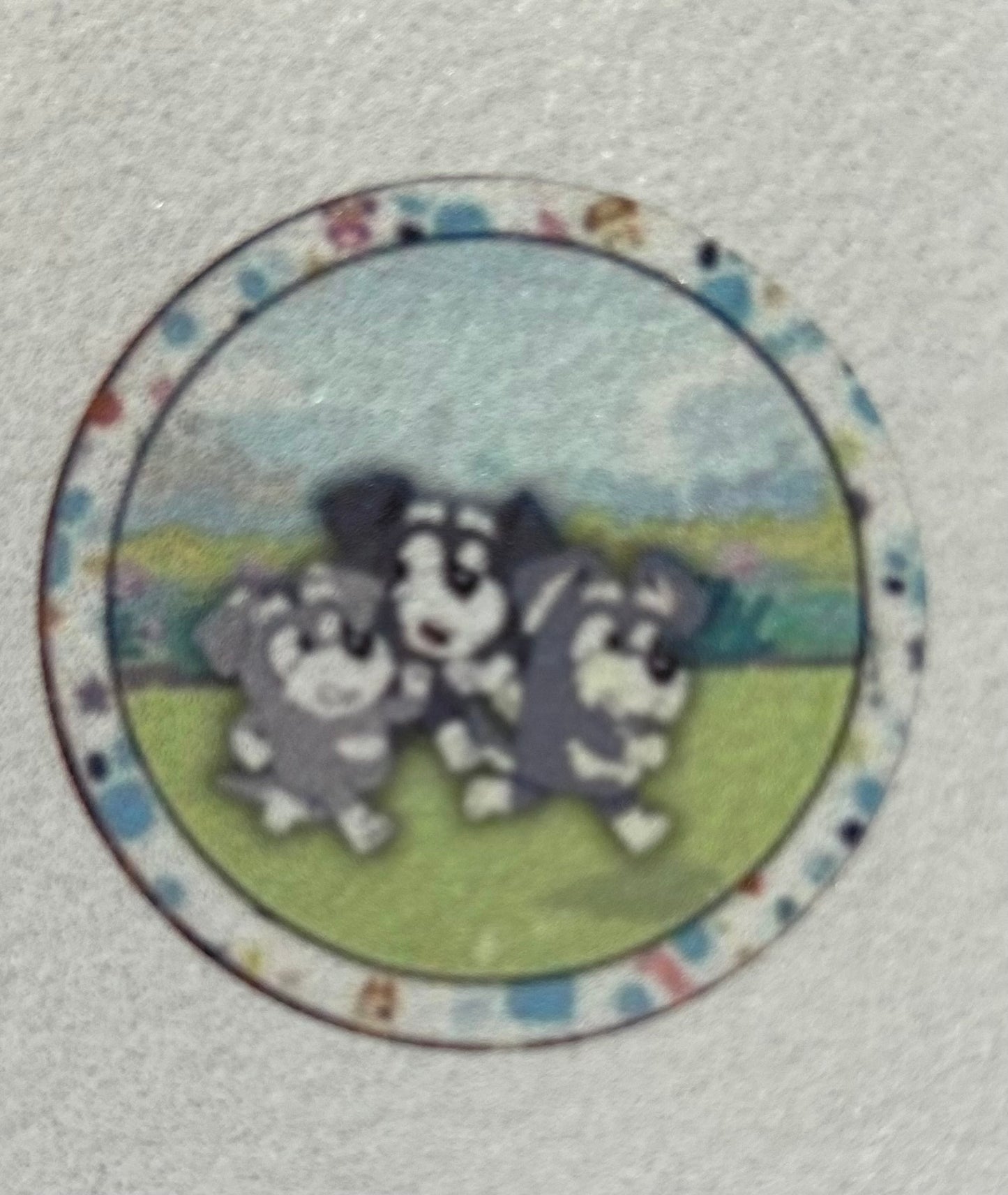 Bluey Birthday cupcake toppers