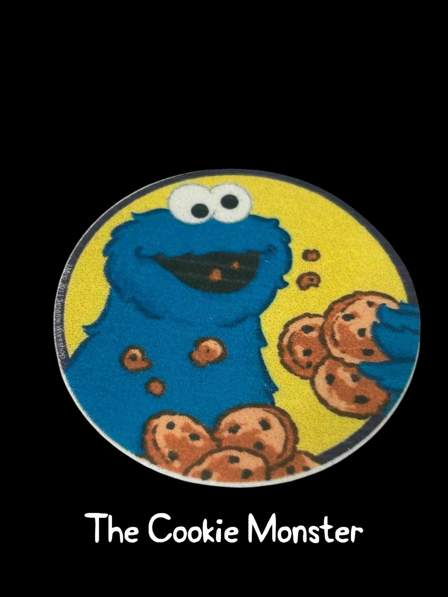 Sesame Street Cupcake Toppers | Edible Elmo and Cookie Monster Party Favors | Sesame Street Birthday Decorations for Cupcakes & Cookies