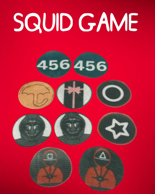 Squid Game Cupcake Toppers – Edible Wafer Paper Decorations (20 Pieces) | Birthday Party, TV Show Theme, Cupcake Decorations