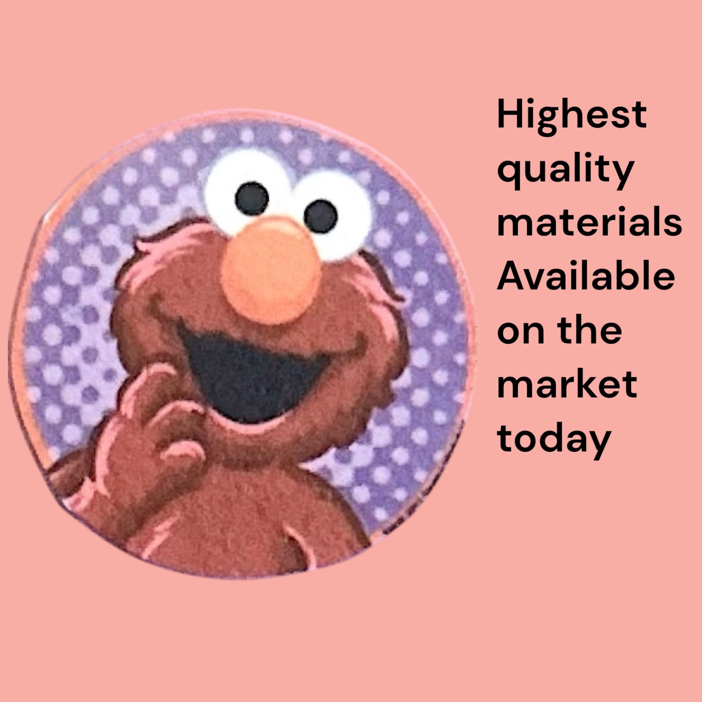 Sesame Street Cupcake Toppers | Edible Elmo and Cookie Monster Party Favors | Sesame Street Birthday Decorations for Cupcakes & Cookies