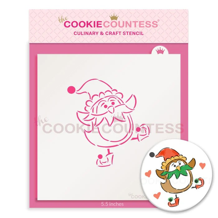 dancing elf paint your own cookie kit